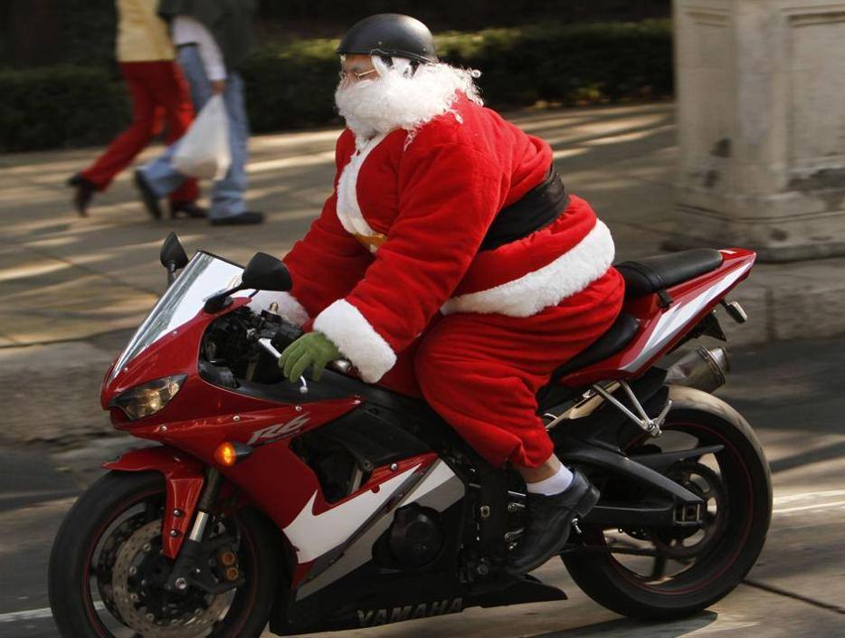 Babbo Natale motorizzato