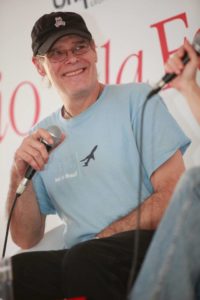 James O'Barr, autore del Corvo, alla presentazione della ristampa alla Tenda Feltrinelli del Biografilm Festival di Bologna