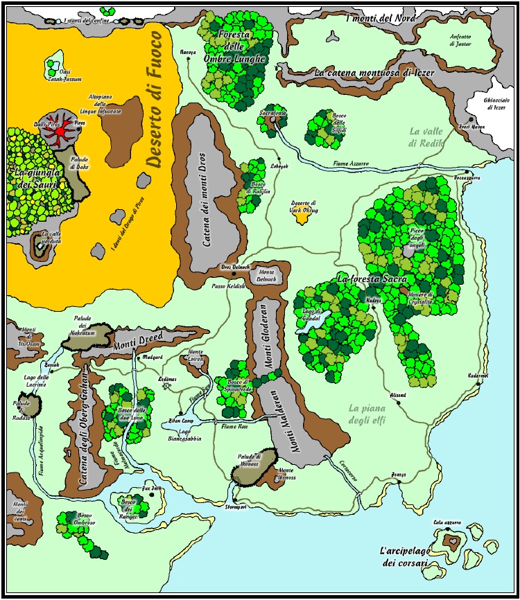 Mappa di Atlantis