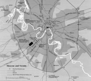 Possibile mappa della Metro-2 di Mosca.