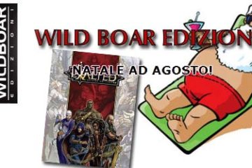 il logo dell'iniziativa "natale ad agosto" di wild boar