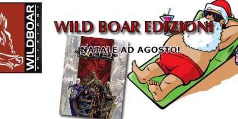 il logo dell'iniziativa "natale ad agosto" di wild boar