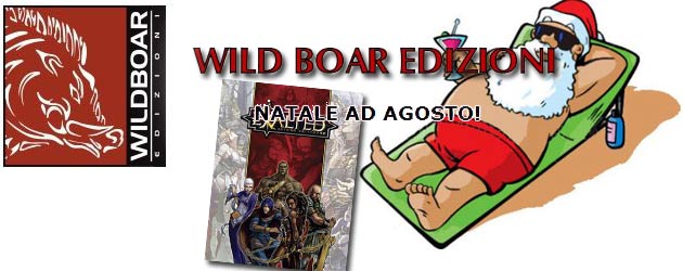 il logo dell'iniziativa "natale ad agosto" di wild boar